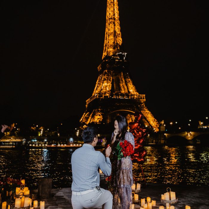 巴黎浪漫求婚