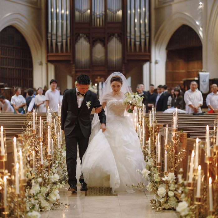 chinese wedding in paris in church